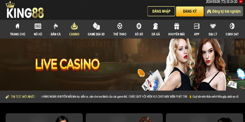 Live casino King88