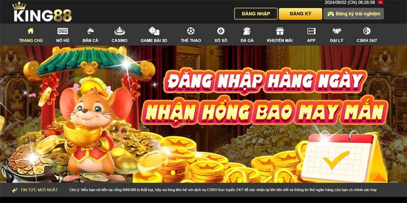 Cách phân biệt King88 thật giả qua giao diện